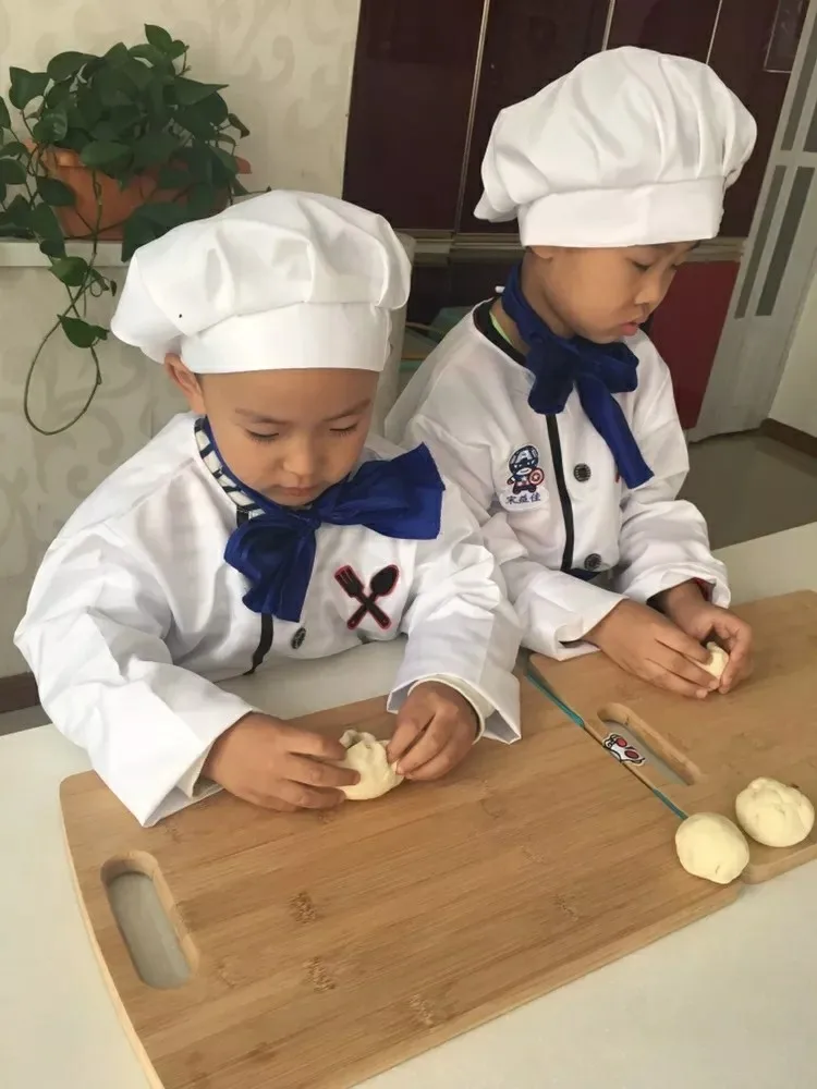 Детская шапка шеф повара кухонная форма для Хеллоуина детский ресторанный