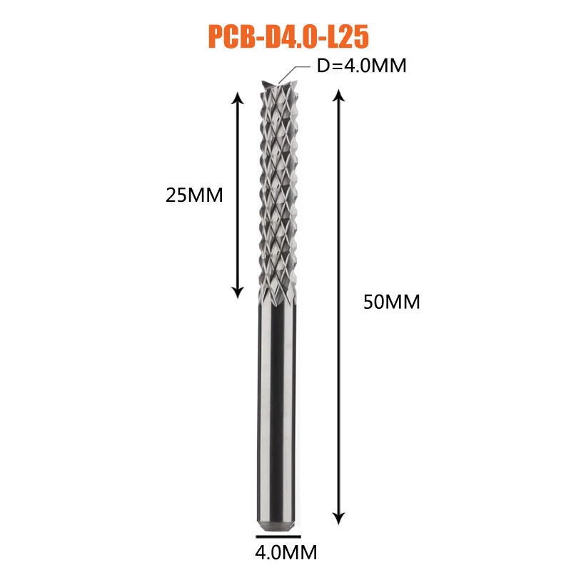 

Dreanique 1 шт. твердосплавные фрезы для кукурузы 3,1 мм, 4 мм, 6 мм, 8 мм, концевые фрезы для дерева, печатные платы, фрезерные инструменты из углеродного волокна
