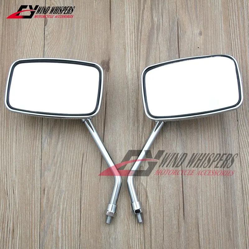 Боковые зеркала заднего вида 2x10 мм для Suzuki VL125 VL250 skywave AN250 AN400 Burgman Honda CA250 Steed Magna 250 400