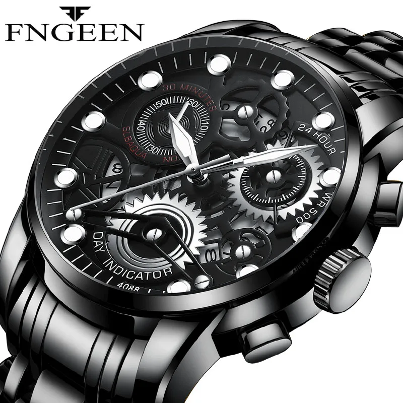 

Relogio Masculino 2021 New Men Watches Top Luxury Brand Fashion Sport Waterproof Date Male Stainless Steel Wristwatch Men