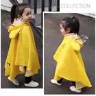 Детский водонепроницаемый плащ-пончо с милыми животными из мультфильмов