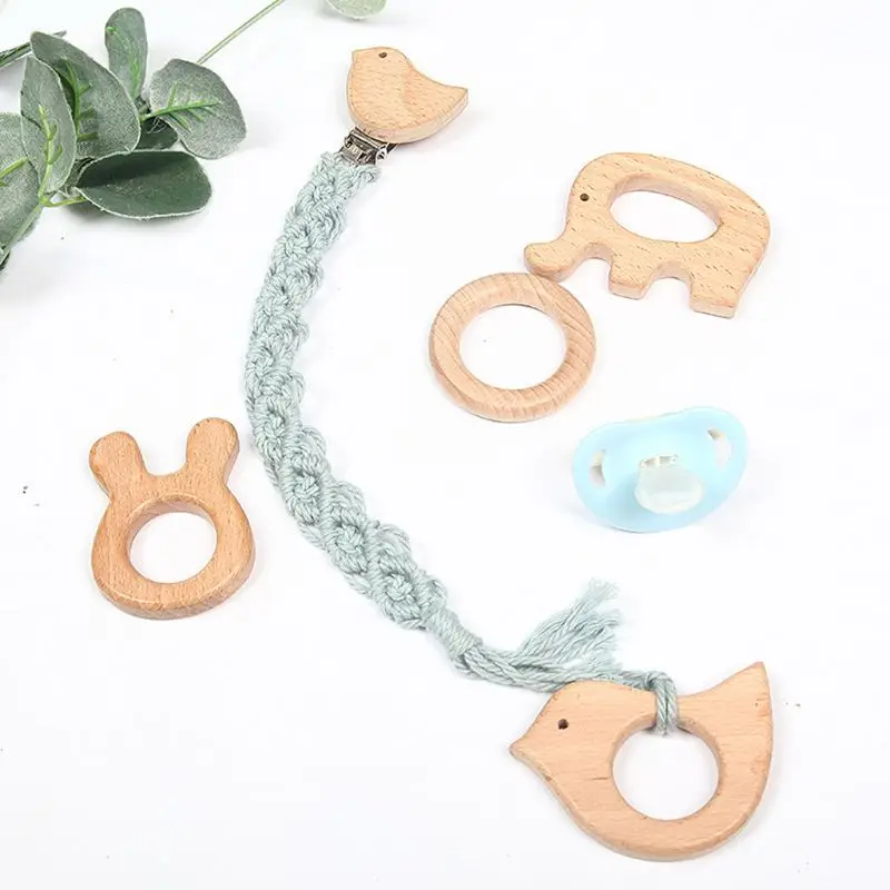 

Baby Teething Pacifier Chain Cotton Rope Woven Teether Soother Molar Chewable Nursing Toys Nipple Holder Infant Shower Gifts