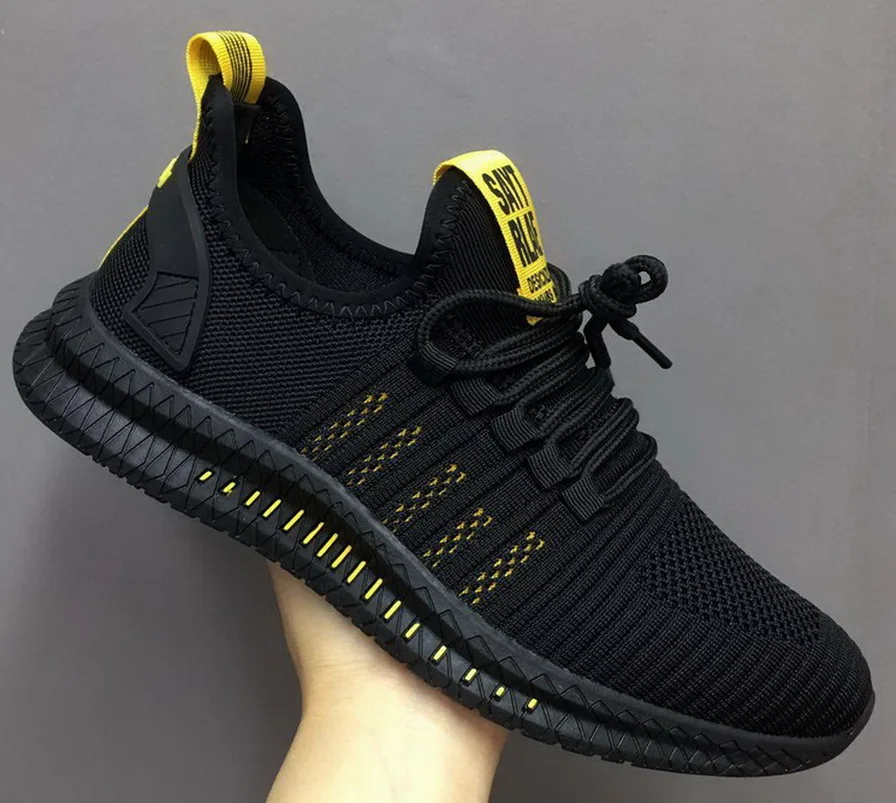 Модные сетчатые кроссовки мужская повседневная спортивная обувь легкие удобные