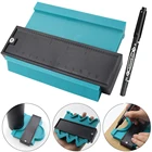 Набор инструментов для разметки дерева, ламината, плитки, 2 шт., пластиковый измерительный прибор дюйма