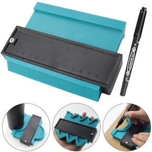 Набор инструментов для разметки дерева, ламината, плитки, 2 шт., пластиковый измерительный прибор дюйма