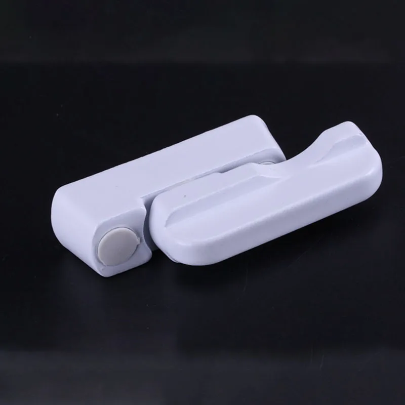 Белый алюминиевый сплав замок для окна T Форма окна/дверная ручка косяк створки