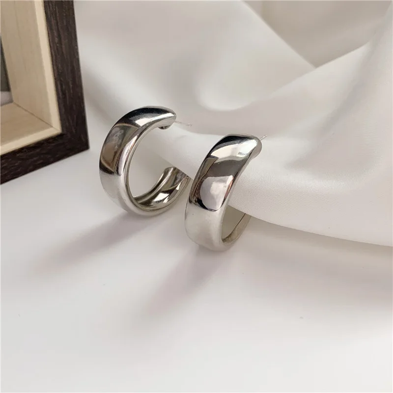 

2021 Large Circle Geometric Metal Drop Dangle Earring for Party Jewelry