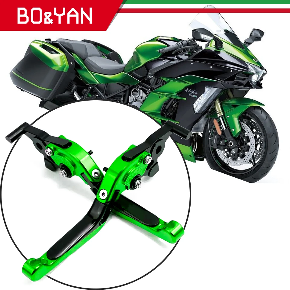 Для KAWASAKI H2 H2R 2015 2016 2017 2018 2019 Мотоциклетные аксессуары Складные Выдвижные рычаги