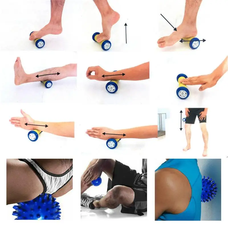 

Fitness Muscle Relax Ball Roller Yoga Massage stick Fascia Ball Back Neck Arm Leg Massage Yoga Relaxation Stress Release