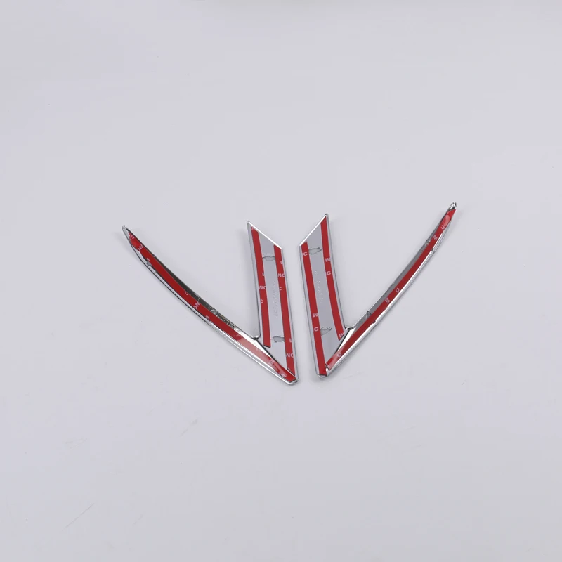 

for Cadillac XT5 2016-2019 ABS Chrome Headlight Front Light Lamp Triangle Cover Trim car-styling Accessories