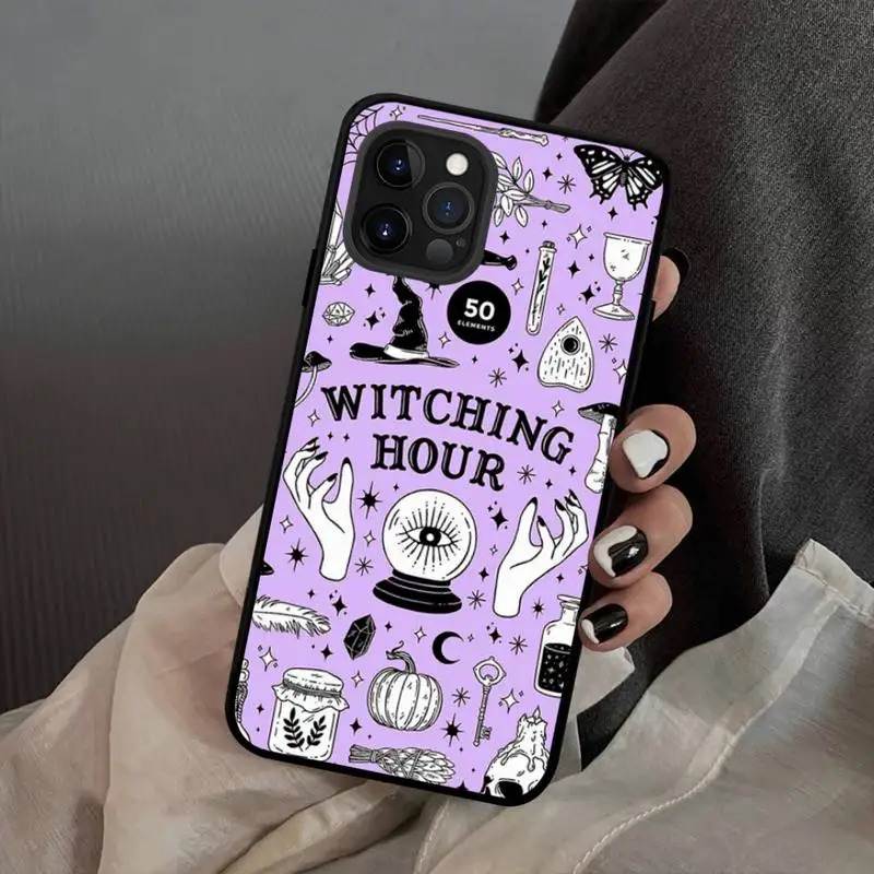 Чехол Хэллоуин с волшебным хрустальным шариком для телефона iPhone 13 12 mini 11 pro Xs max Xr X