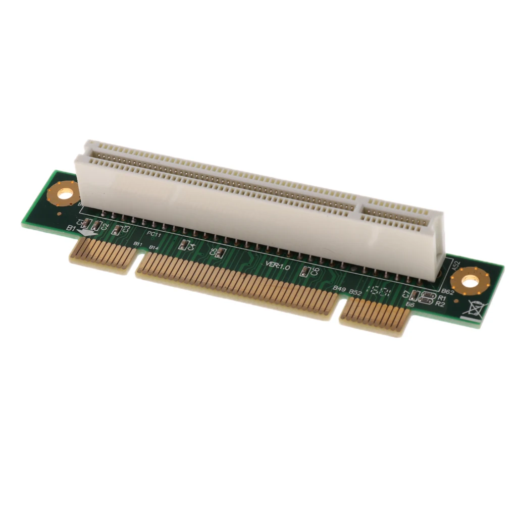 

1 Pcs PCI 32Bit Riser Extension Card 90 Left Angle Adapter for 1U Chassis