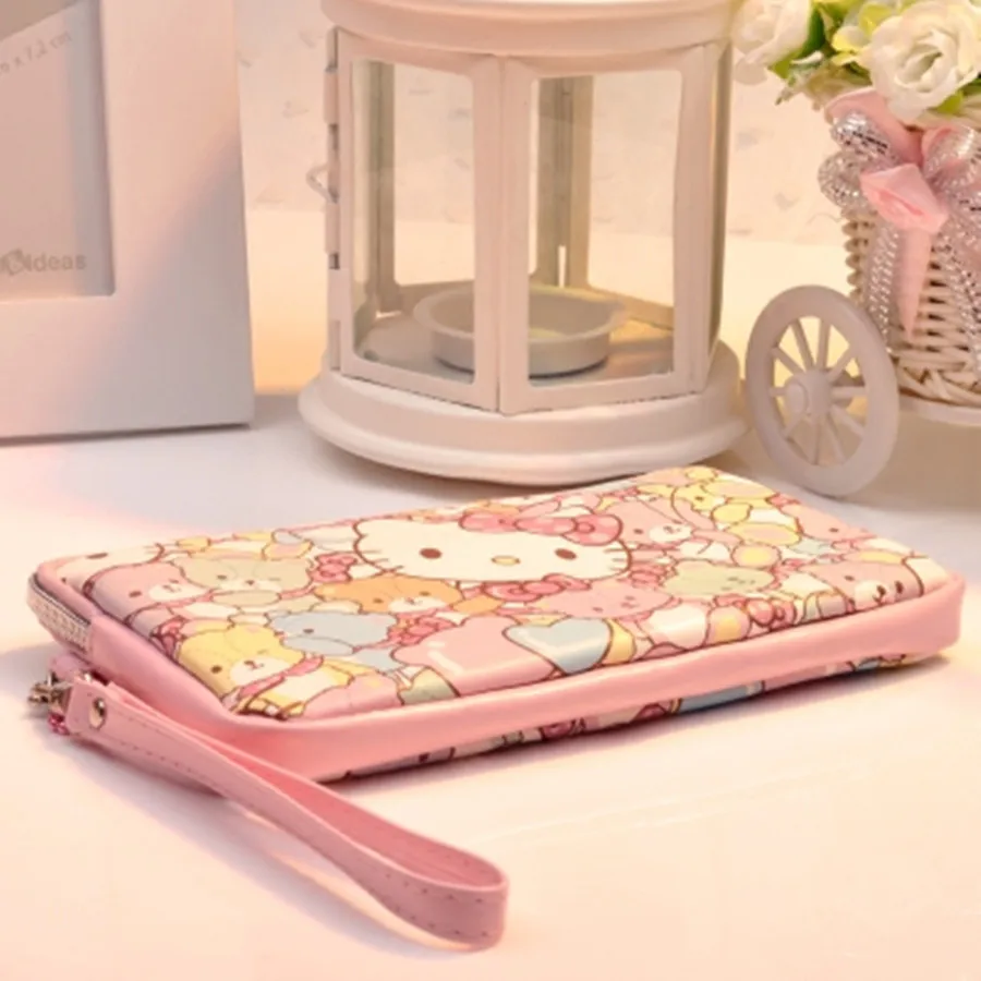 Горячая Распродажа новый мультяшный кошелек на молнии с рисунком кошки из аниме