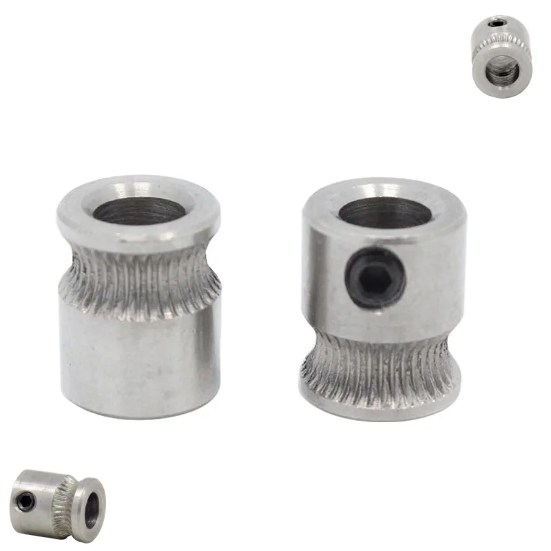 

MEGA 2pcs MK8 MK7 Feeder Gear Bore 5mm Extruder Pulley 1.75mm 3.0mm Filament 3D Printers Parts Extrusion Wheels 5mm Pulleys