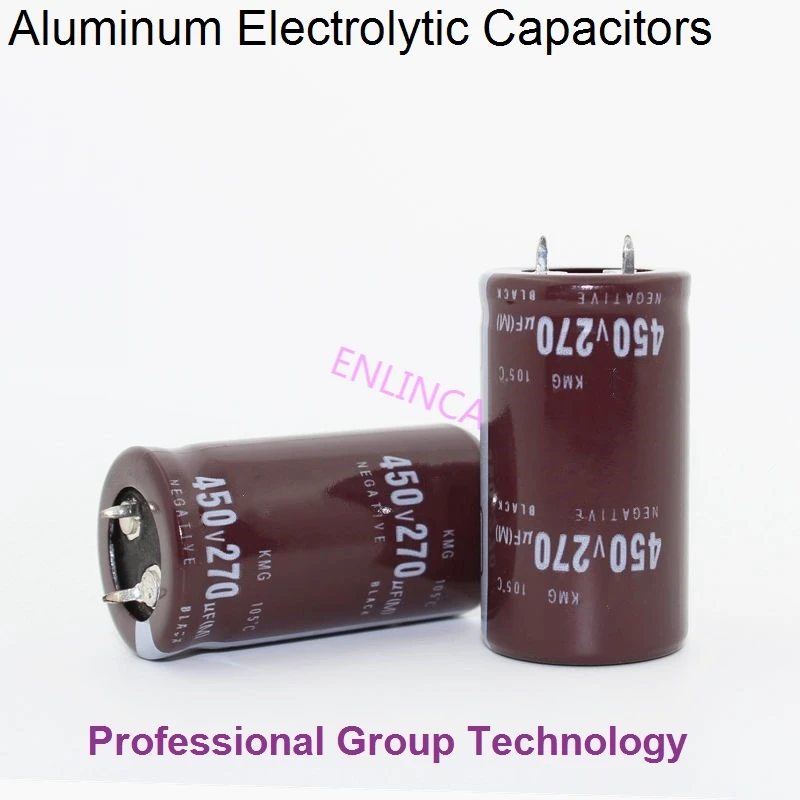 20pcs R77 Good quality 450v270uf Radial DIP Aluminum Electrolytic Capacitors 450v 270uf Tolerance 20% size 25x45MM | Электронные
