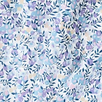 wild berry purple blue 80s tissun liberty cotton poplin fabric for kids baby sewing cloth dresses skirt diy handmade meter
