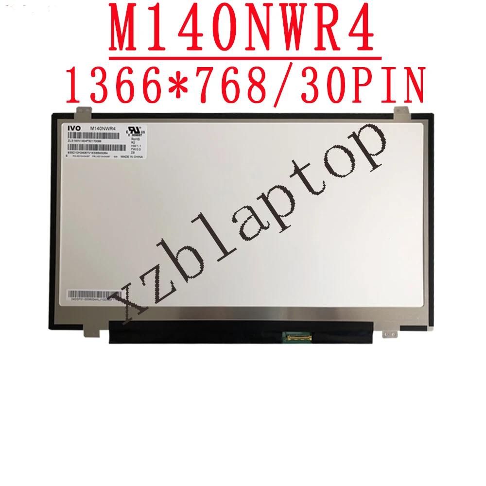 14'&#x271366*768 30PIN EDP ЖК-дисплей светодиодный экран M140NWR4 R2 подходит N140BGE-E33