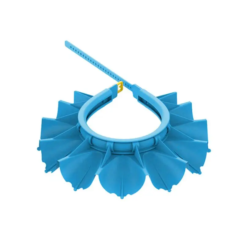

Baby Silicone Shampoo Shower Bathing Cap Adjustable Infants Protection Visor Cap Q81A