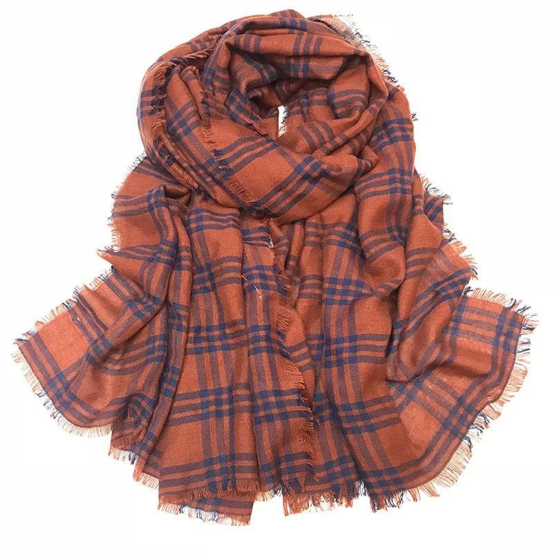 Шарф женский классический шарфы в клетку Desigual Осень-зима светильник хиджаб шали