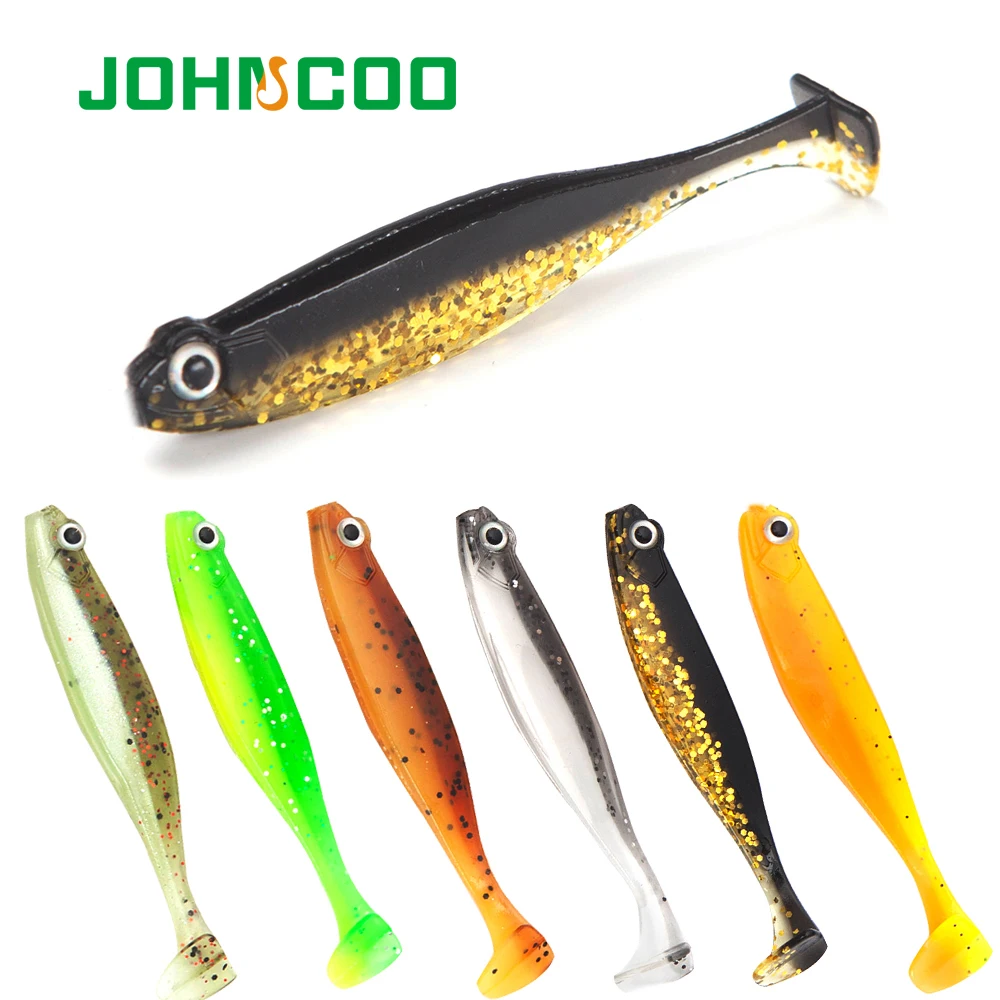 

Silicone Bait 8pcs Soft Bait Fishing Lure Shad Worm 60mm 2g Iscas Artificiais Pesca Wobbler Carp Lures Swimbait