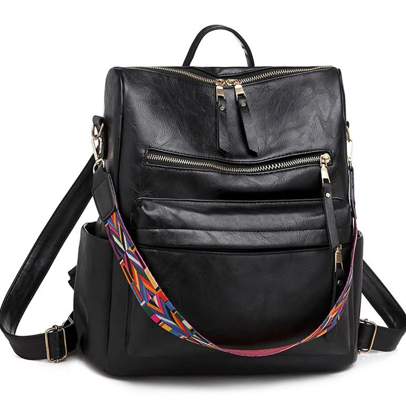 Повседневный минималистичный большой рюкзак с защитой от кражи