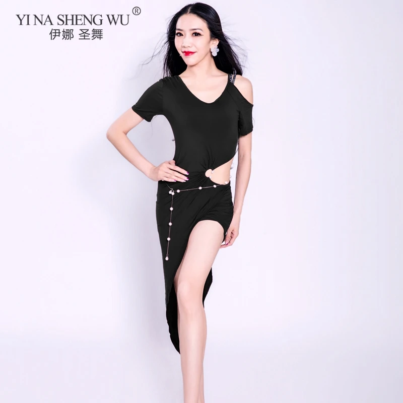 Летняя женская одежда для танца живота из модала цельный костюм девочек