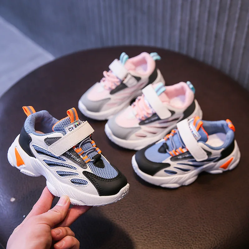 

Детская Спортивная дышащая обувь на мягкой подошве для бега, для мальчиков и девочек, CS50