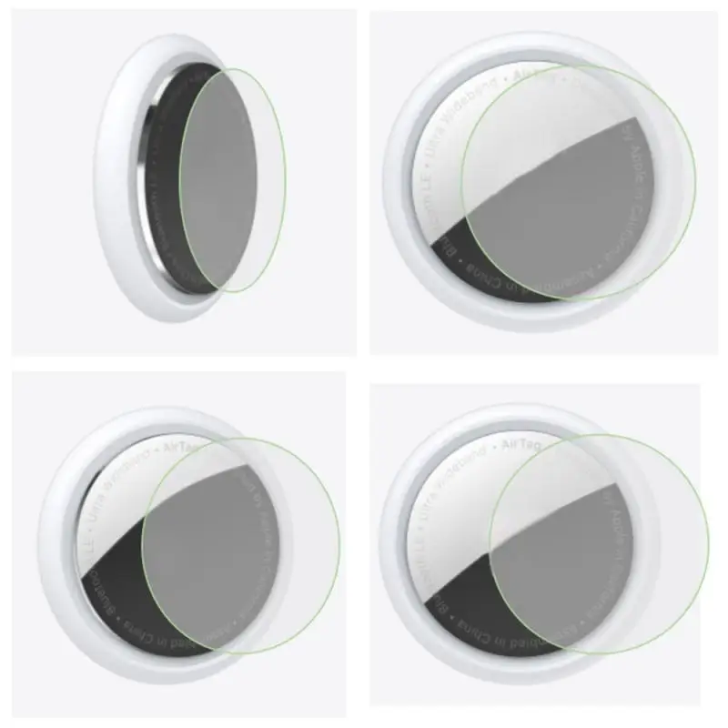 5/10 Pcs HD TPU Film For AirTag Key Finder Protective Films For Airtags Touch Screen Adhesive HD Ultra-clear Round TPU Cover images - 6