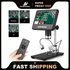 Цифровой микроскоп Andonstar для пайки, цифровой микроскоп AD207 3D 1080P для пайки печатных плат, ремонта часов с ИК-пультом дистанционного управления