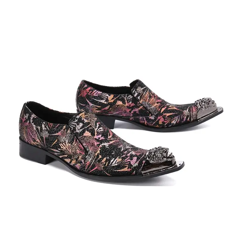 Черные замшевые мужские туфли ручной работы с золотым носком металлические для