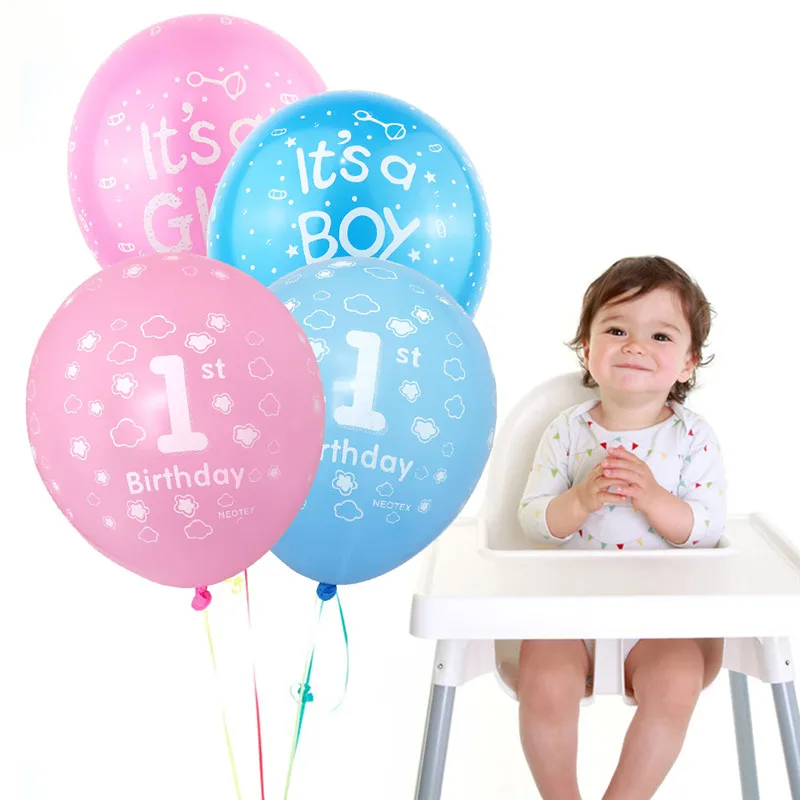 Латексные воздушные шары It's a boy and Girl 10 шт.|Воздушные и аксессуары| |
