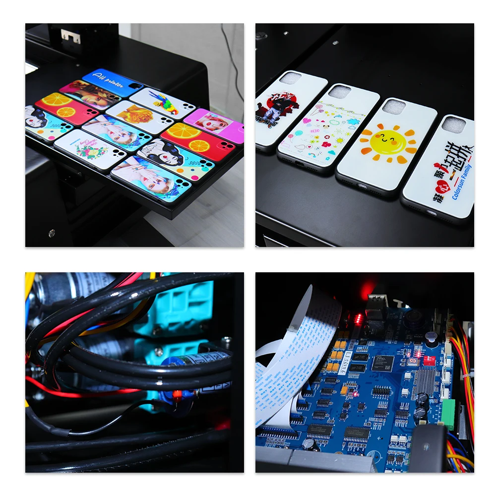 Оригинальный автоматический УФ принтер A3 + Размер планшетный чехол для телефона