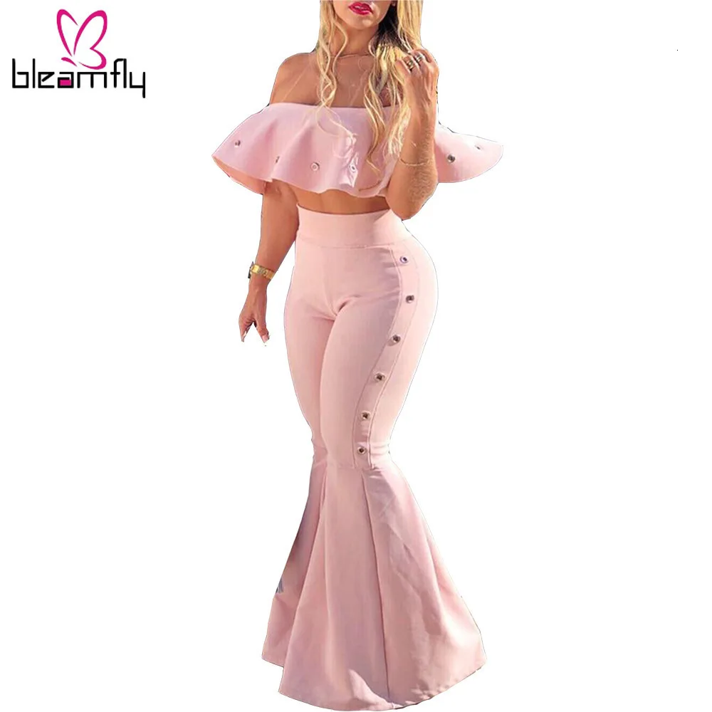 2019 женский осенне-летний костюм с коротким рукавом и вырезом лодочкой топ