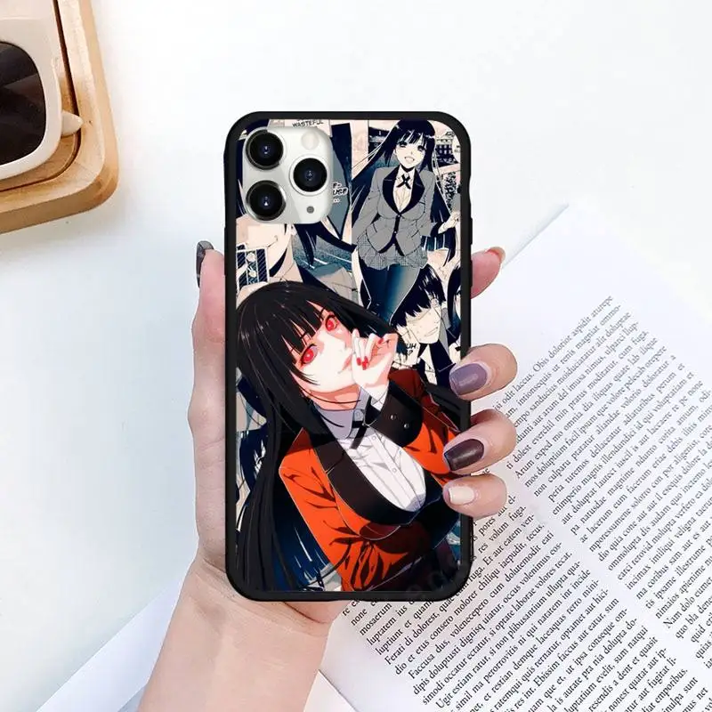 

Crazy Excitement Manga Kakegurui Phone Cases for iPhone 11 12 pro XS MAX 8 7 6 6S Plus X 5S SE 2020 XR Luxury brand shell