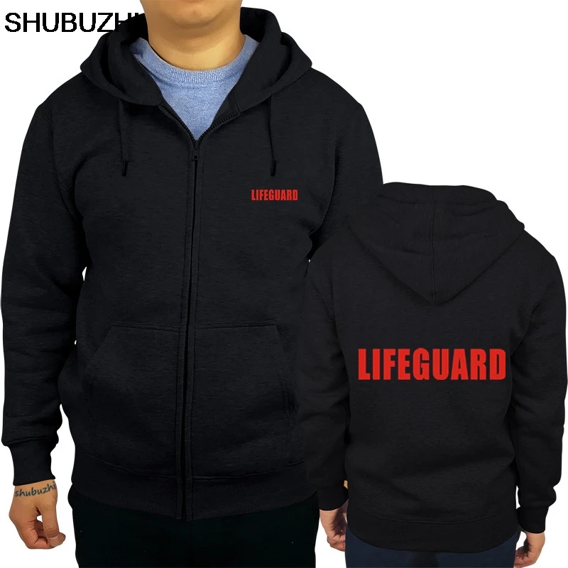 Толстовка мужская с капюшоном Свитшот Lifeguard Red Life Guard унисекс европейские размеры