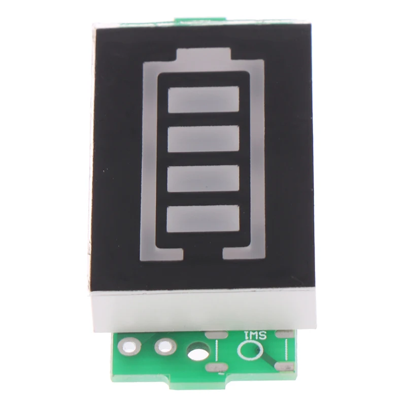 

1S/2S/3S/4S 4.2/8.4/12.6/16.8V Lithium Battery Packs Battery Capacity Indicator Meter Power Level Tester Module Display Board