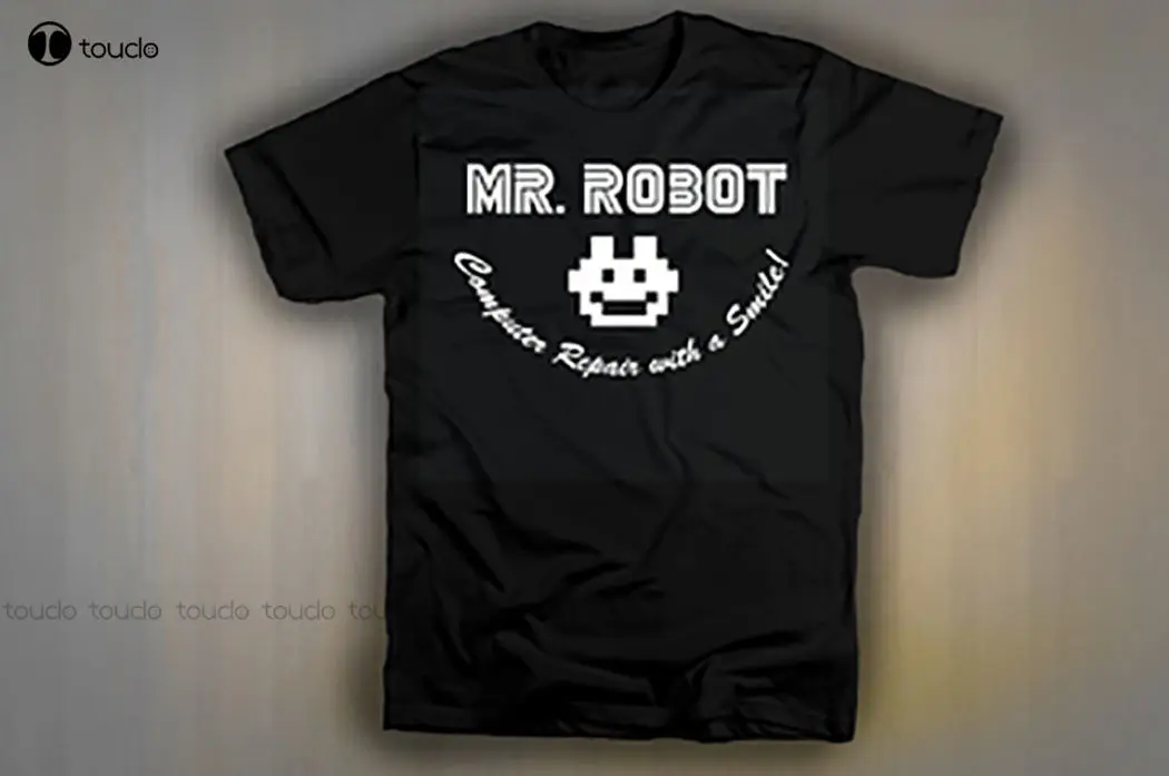 

Мужская футболка с новым принтом, Мужская футболка, летняя женская футболка, как у Mr. Robot Usa Show! Потрясающие модные Забавные Рубашки, новинка
