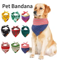 fashion triangular dog kerchief wholesale pet dog cat bandanas designer pet dog scarf for chihuahua teddy