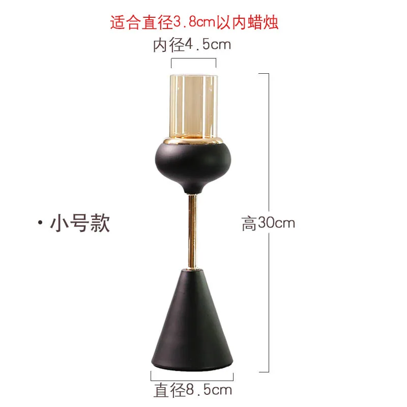 Персонализированными Европейской обеденный стол Стекло подсвечник Nordic