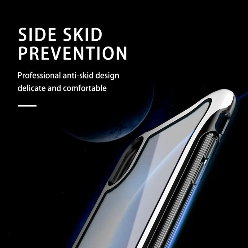 Чехол для телефона iPhone 11 Pro Max 6 6S 7 8 Plus X XR XS противоударный мягкий ТПУ + PC Прозрачный