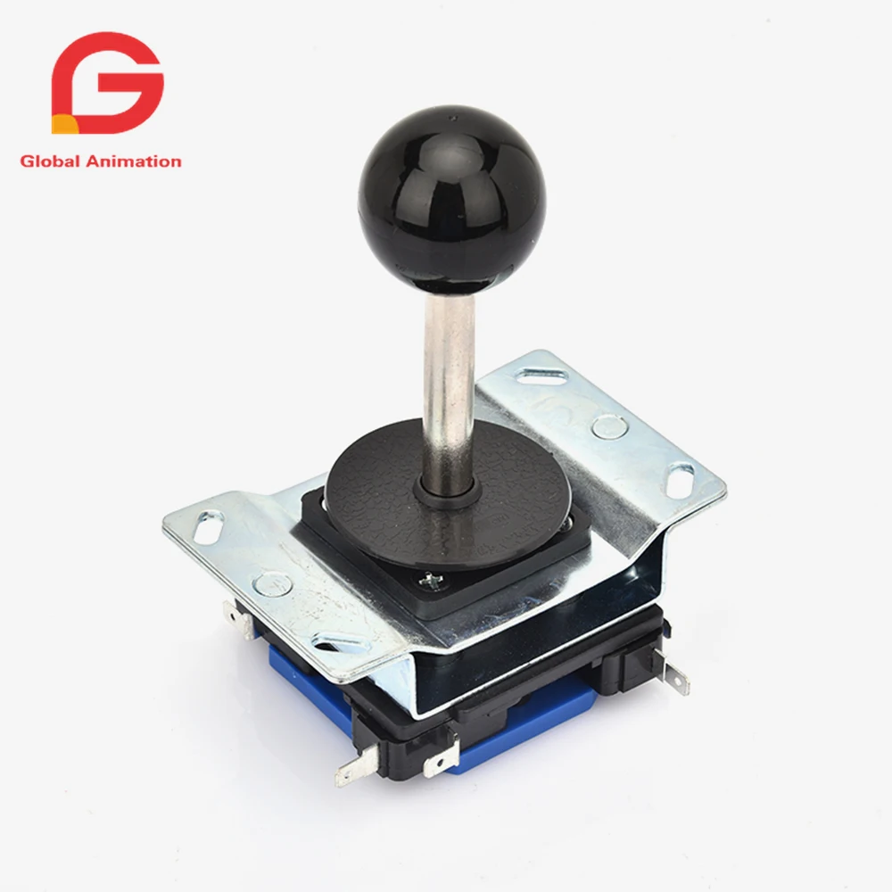 

Arcade 8 Pin Style 8 Way Game Joystick With Long Stick and 4 Micro Switches Ball for Pandora box PC Gaming Raspberry pi Console