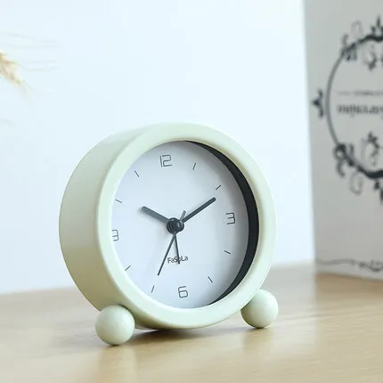 Белый детский Будильник цифровой Спальня ребенка Винтаж будильники со звуковым