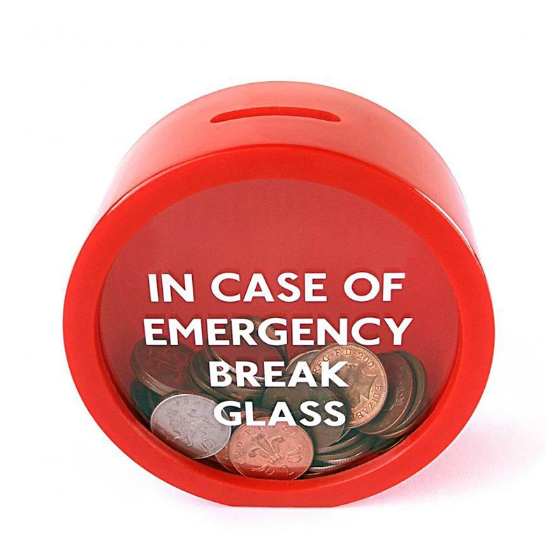 Маленький резервный красный пакет для хранения денег монетница экстренный ящик