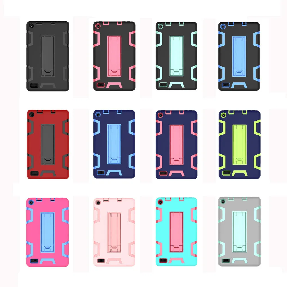 For Amazon Kindle All-New Fire 7 2019 2017 Tablet Case Shock-proof Drop resistance Stand Hard Cover z1125 | Компьютеры и офис