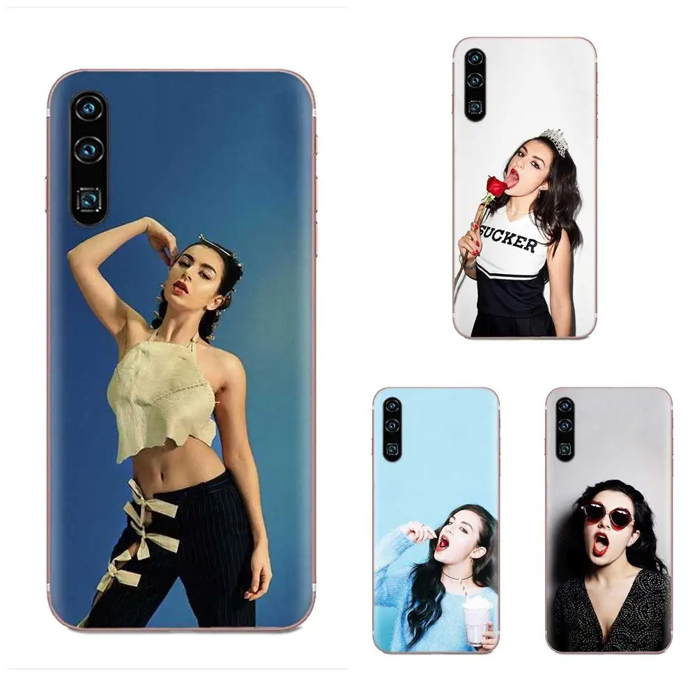 Мягкий защитный чехол на заднюю панель из полиуретана Charli Xcx для Galaxy Grand A3 A5 A7 A8 A9 A9S