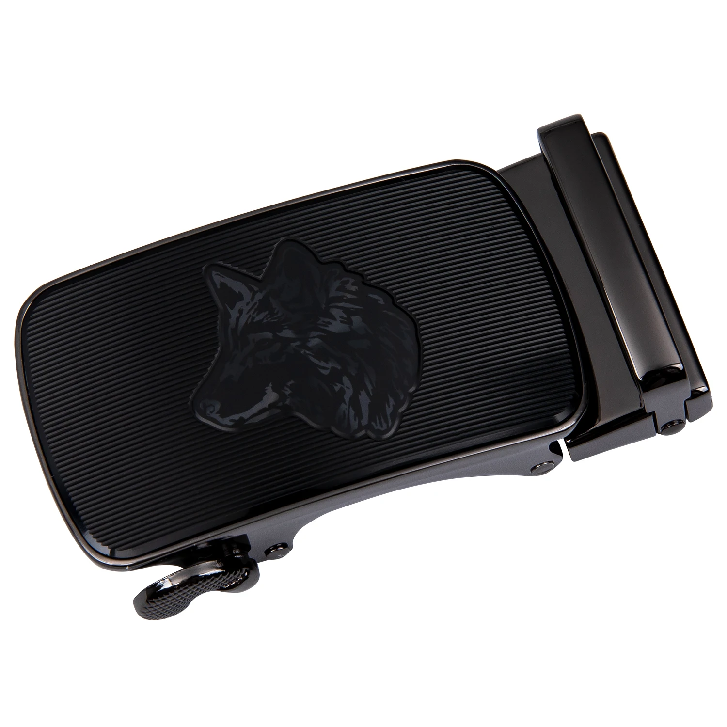 Автоматическая пряжка ремня 3 5 см Ширина мужской животный узор Черная ГОЛОВА