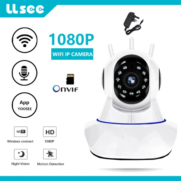 

LLSEE YOOSEE wifi smart home security 2 channel audio CCTV pet baby monitor IP camera