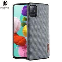 case for samsung galaxy a51 dux ducis fino series luxury back case protecting case support wireless charging supper tpupcnylon
