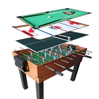 4 in 1 ice hockey table set billiard tablefootball tabletable tennis table indoor mini game play multifunctional table