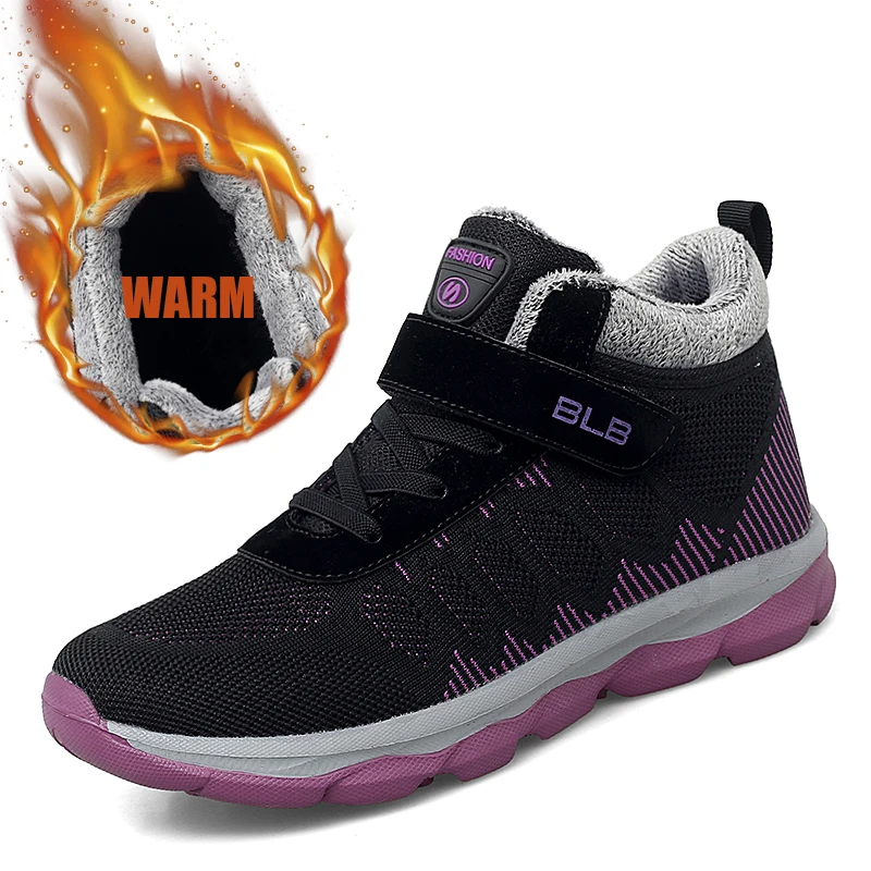 Зимние кроссовки Женские Треккинговые ботильоны Уличные для женщин